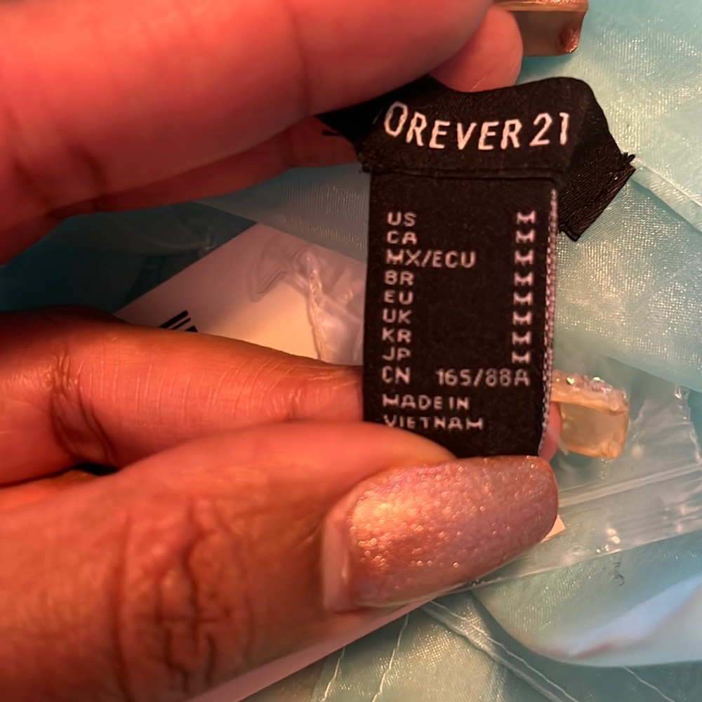 Turquoise sheer jacket - Picture 4 of 4